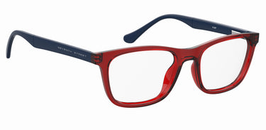 Premium Women 7th Street Model Eyeglasses: S327 - Red Blue- SpecSMART Eye Clinic (Diagonal View)